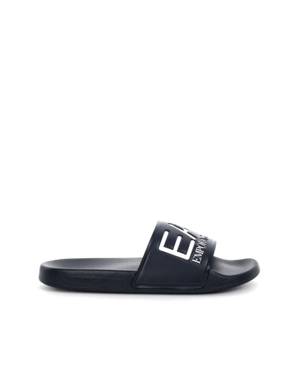 CIABATTA CON MAXI LOGO EA7 EMPORIO ARMANI UOMO BLU