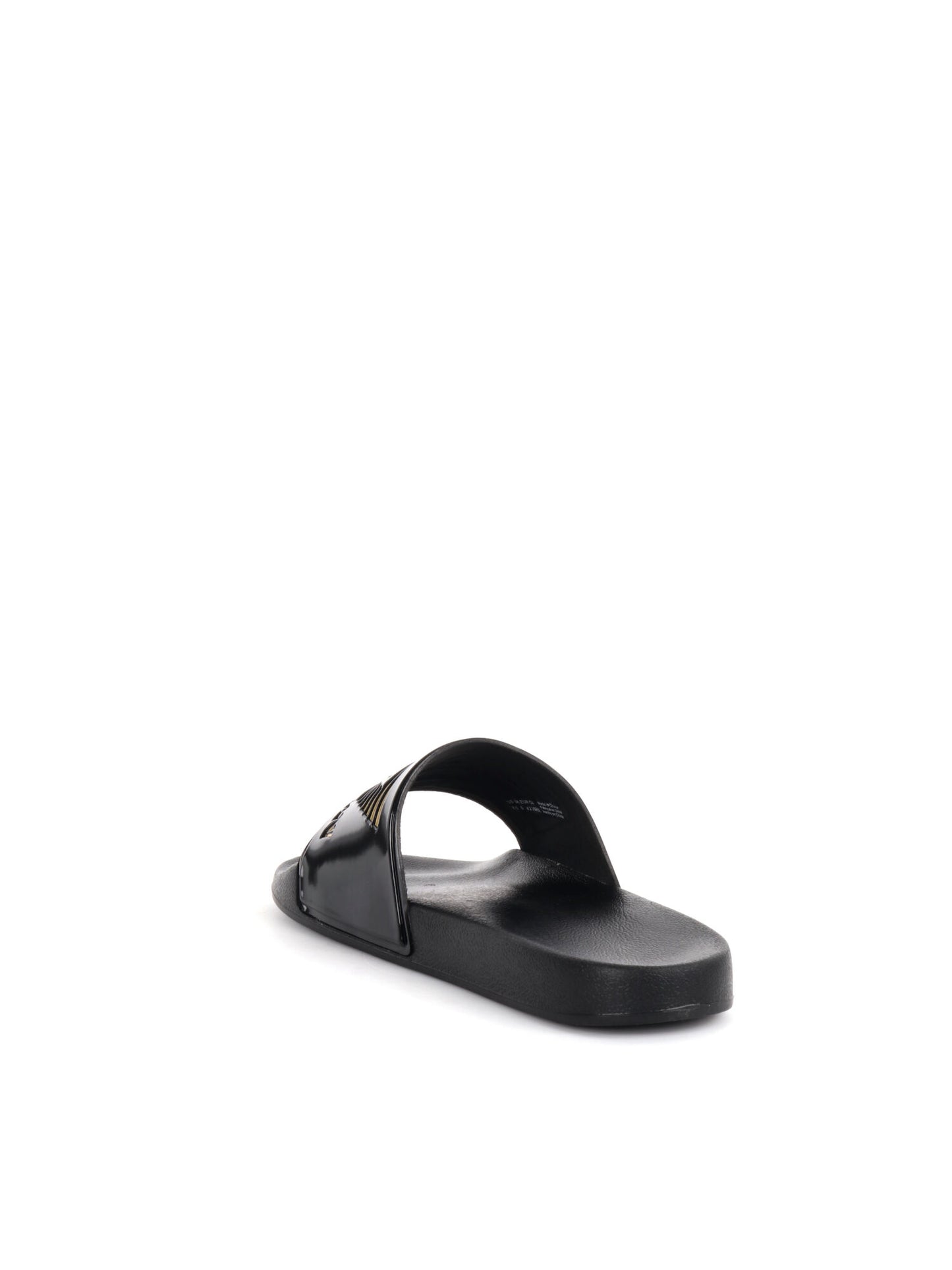 CIABATTA CON MAXI LOGO EA7 EMPORIO ARMANI UOMO NERO ORO