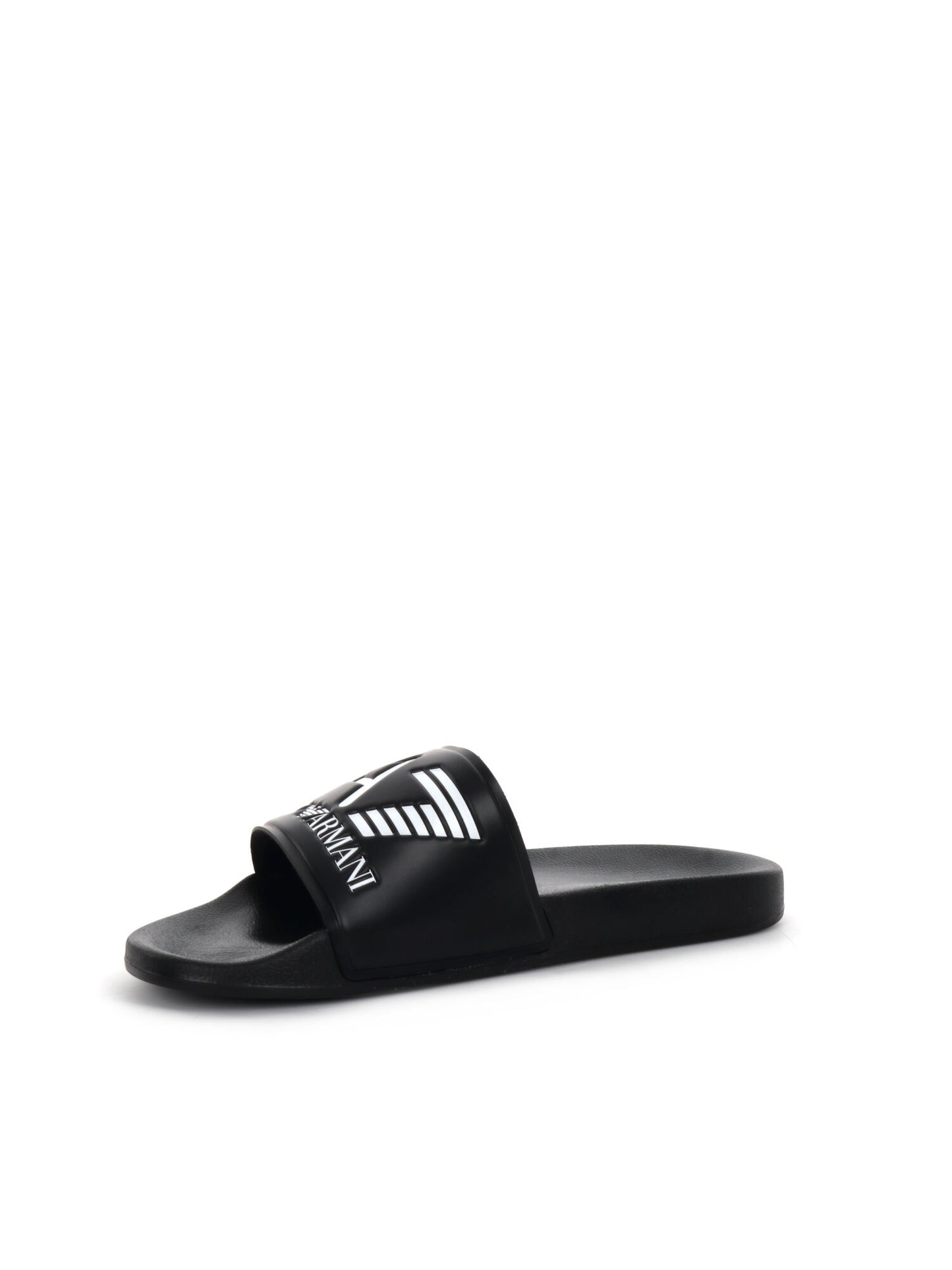 CIABATTA CON MAXI LOGO EA7 EMPORIO ARMANI UOMO NERO