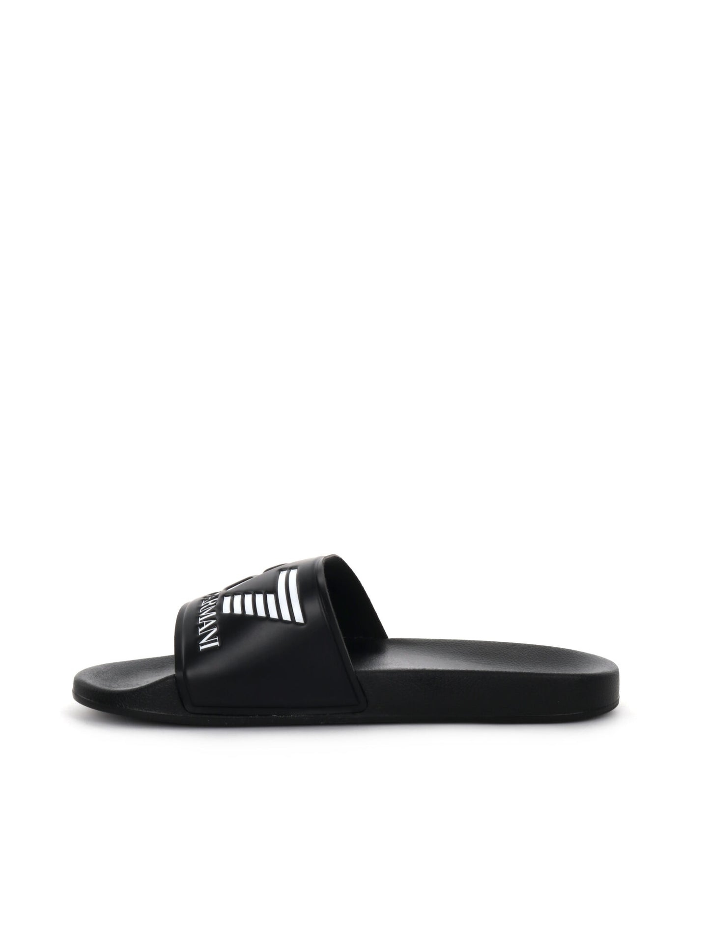 CIABATTA CON MAXI LOGO EA7 EMPORIO ARMANI UOMO NERO