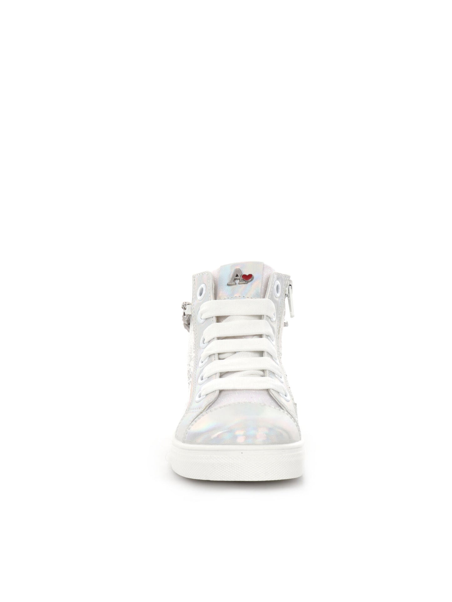 SNEAKERS IN PIZZO ASSO BAMBINA BIANCO