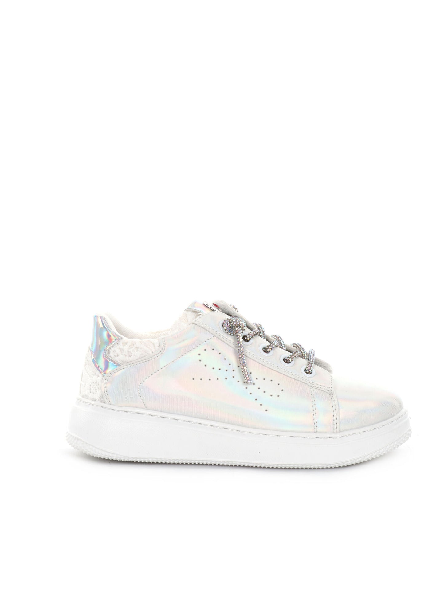 SNEAKERS CON PLATFORM ASSO BAMBINA BIANCO