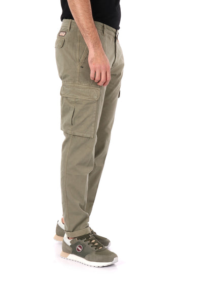 PANTALONE CARGO V0WEFT UOMO VERDE MILITARE
