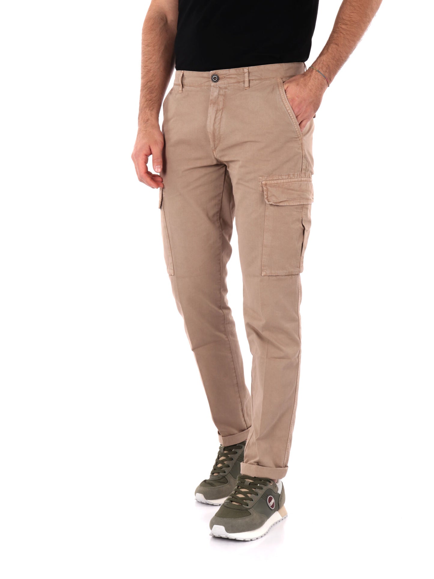 PANTALONE CARGO V0WEFT UOMO BEIGE