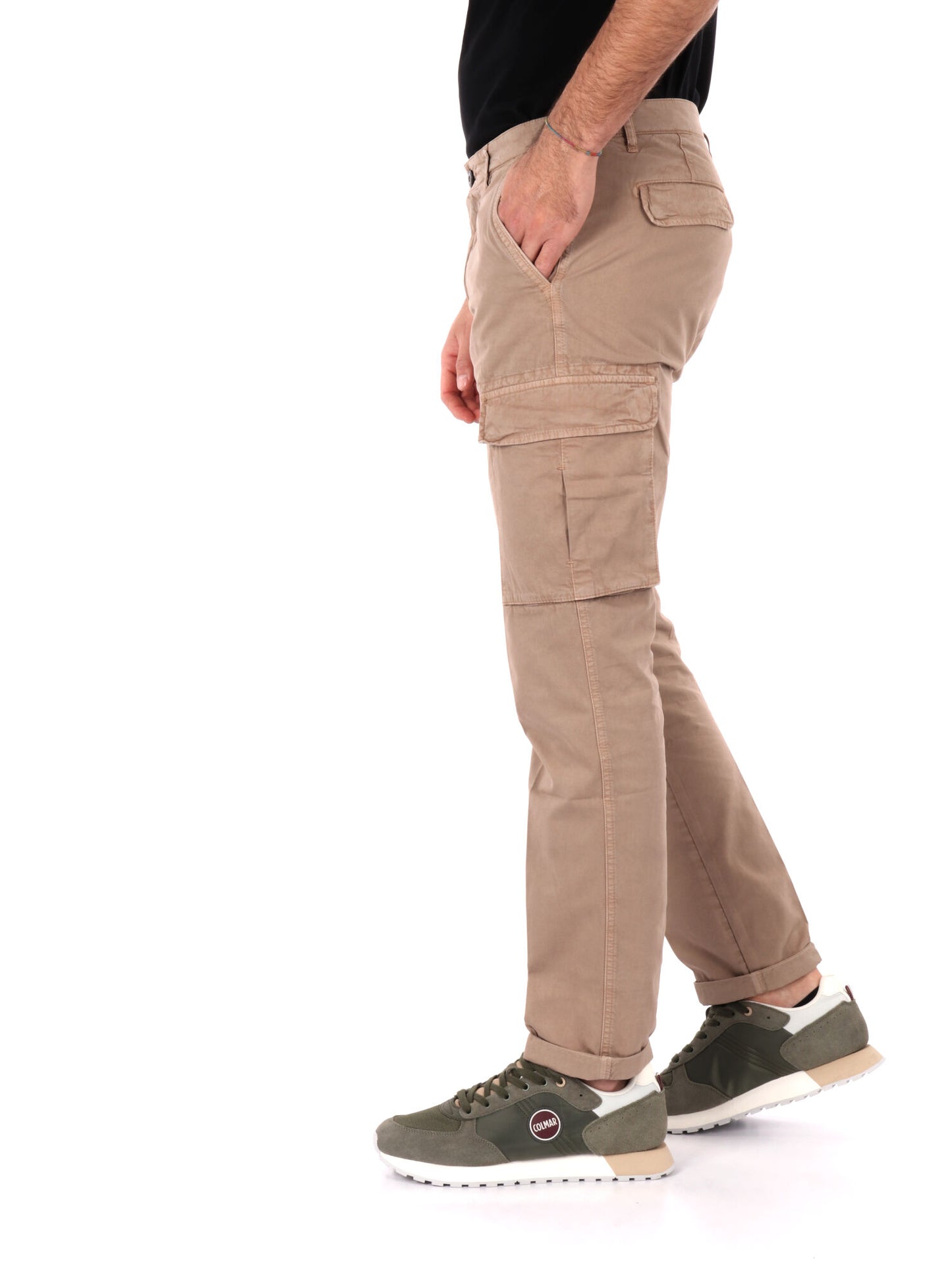 PANTALONE CARGO V0WEFT UOMO BEIGE