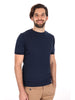 t-shirt-in-maglia-traforata-fb-uomo-blu