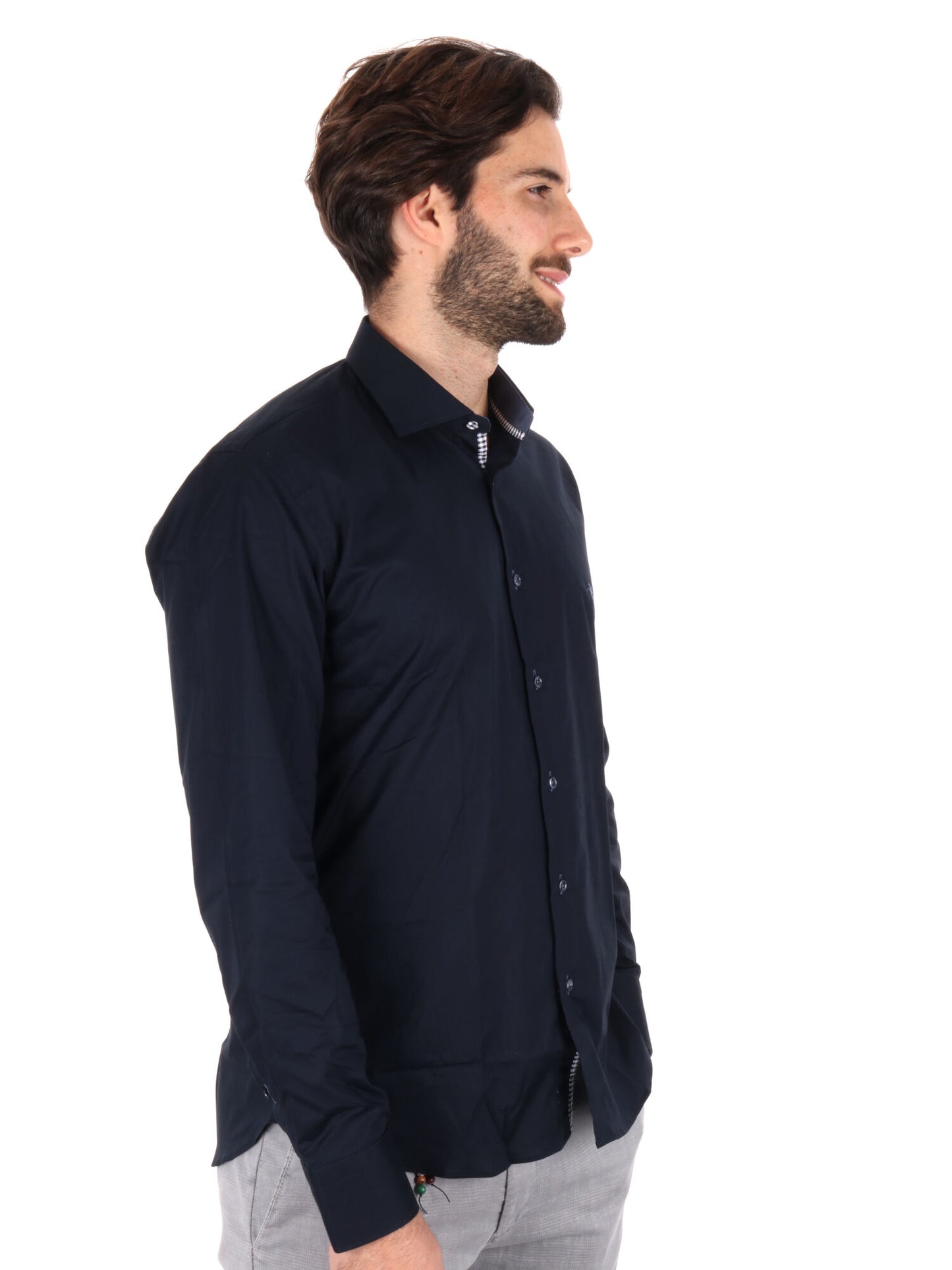 CAMICIA ISPICA FB UOMO BLU