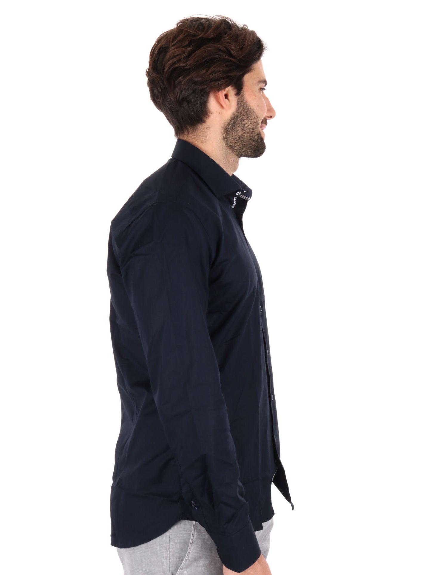CAMICIA ISPICA FB UOMO BLU