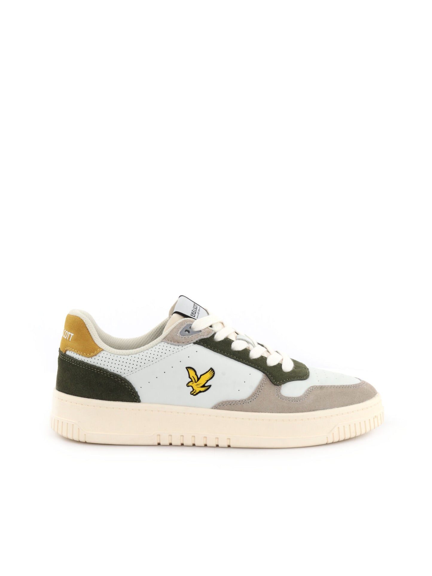 SNEAKERS CULROSS LYLE&SCOTT UOMO BIANCO-VERDE