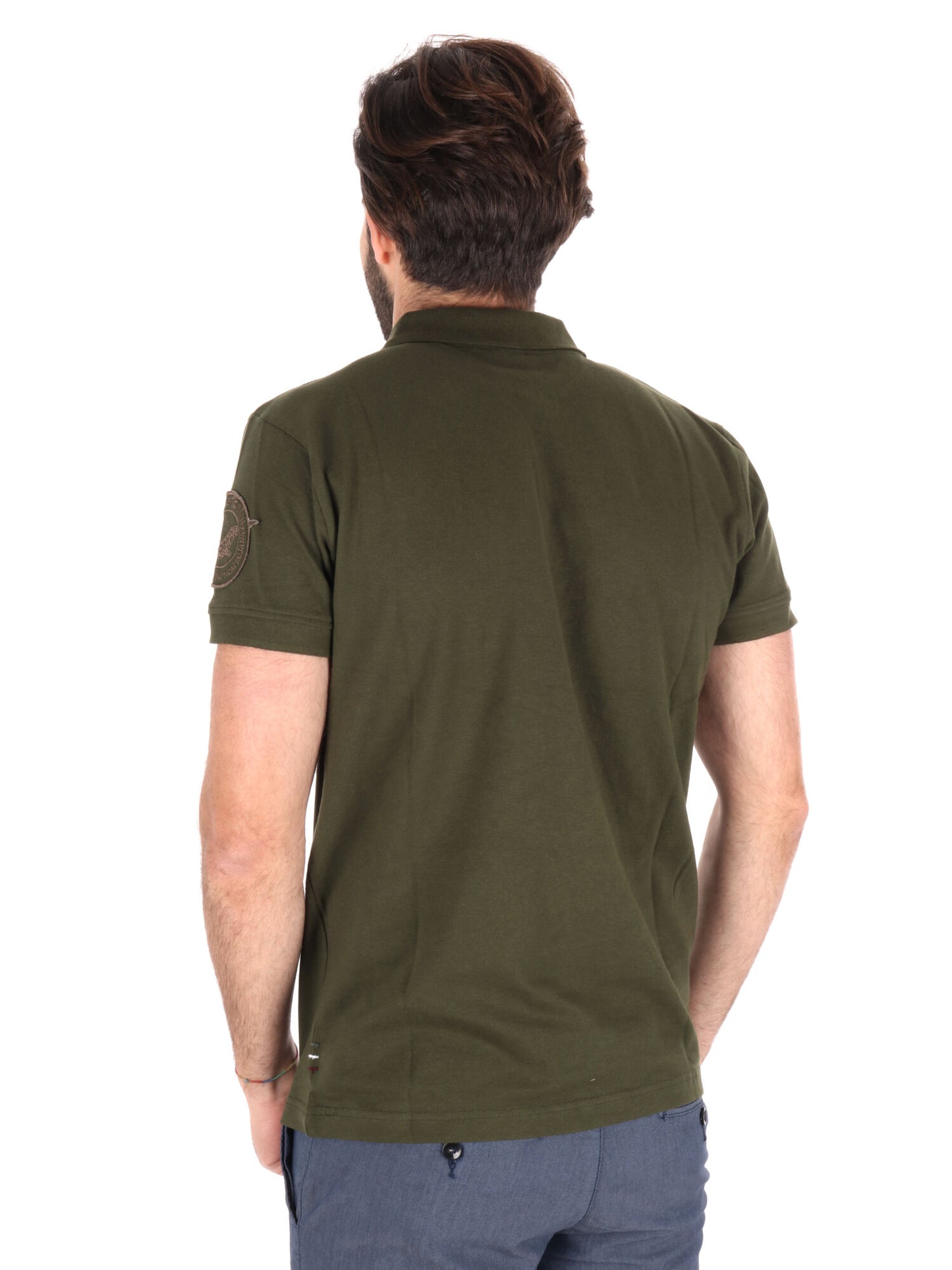 POLO AERONAUTICA ITALIANA UOMO VERDE MILITARE