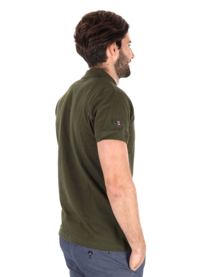 POLO AERONAUTICA ITALIANA UOMO VERDE MILITARE