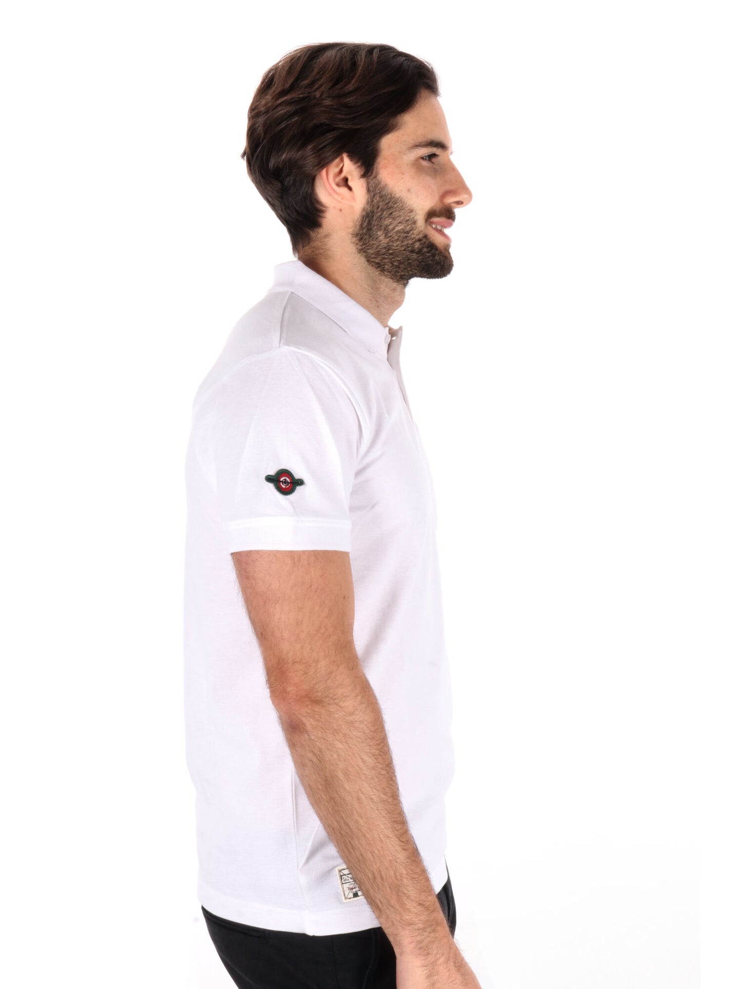 POLO AERONAUTICA ITALIANA UOMO BIANCO