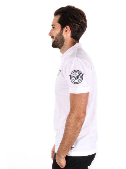 POLO AERONAUTICA ITALIANA UOMO BIANCO