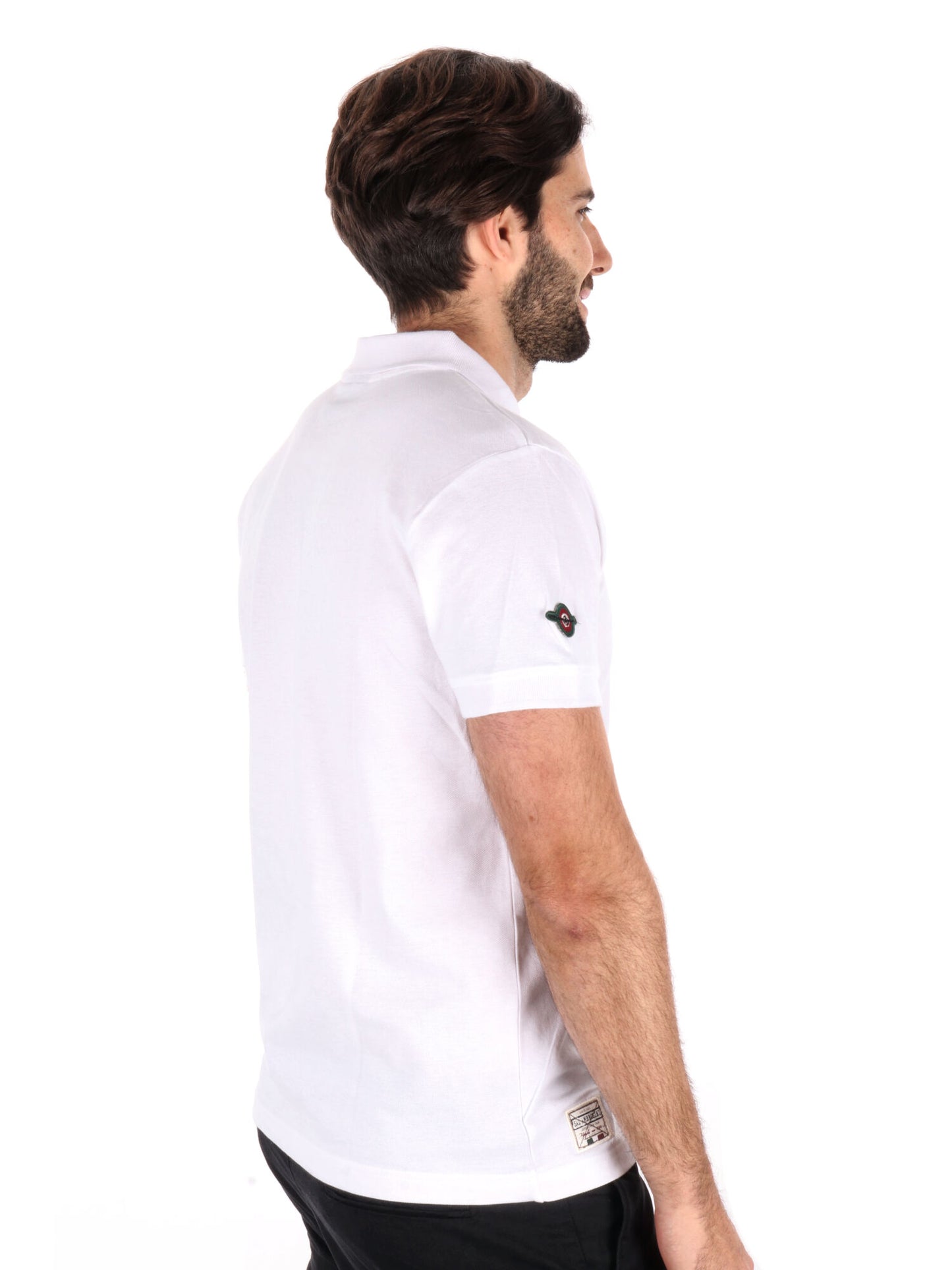 POLO AERONAUTICA ITALIANA UOMO BIANCO