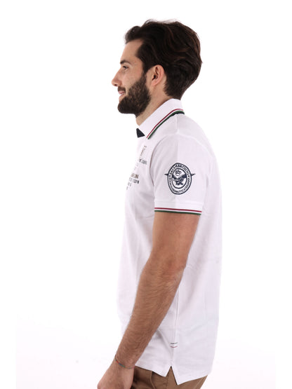 POLO AERONAUTICA ITALIANA UOMO BIANCO