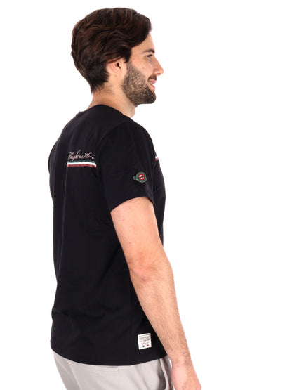 T-SHIRT AERONAUTICA ITALIANA UOMO NERO