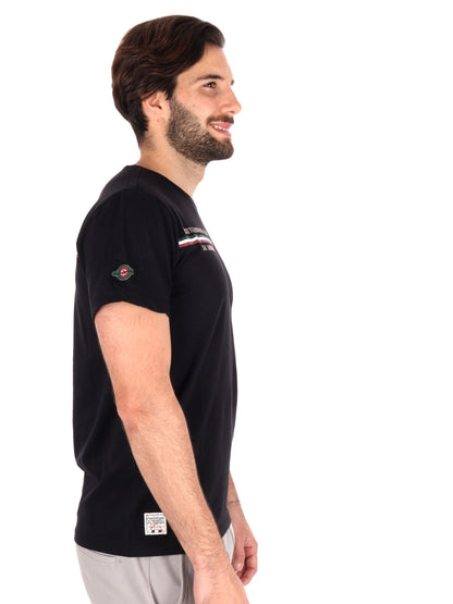 T-SHIRT AERONAUTICA ITALIANA UOMO NERO