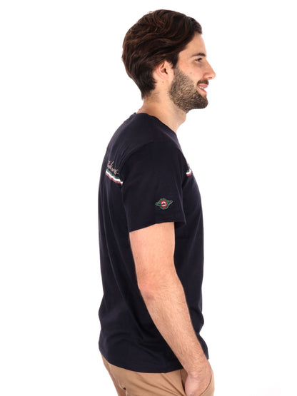 T-SHIRT AERONAUTICA ITALIANA UOMO BLU