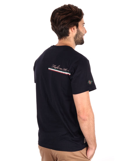 T-SHIRT AERONAUTICA ITALIANA UOMO BLU