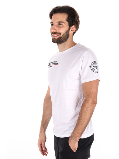 T-SHIRT AERONAUTICA ITALIANA UOMO BIANCO