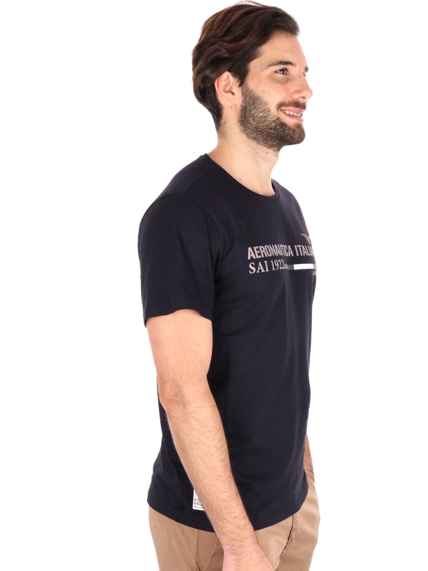 T-SHIRT AERONAUTICA ITALIANA UOMO BLU