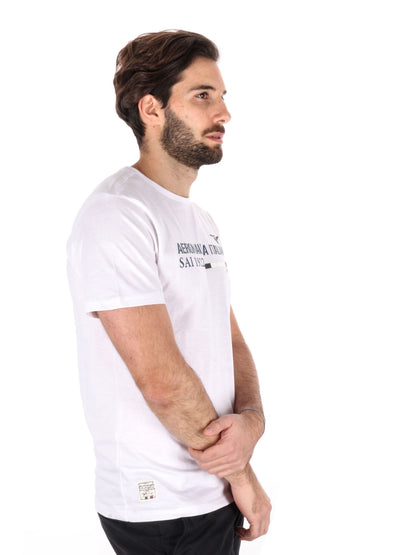 T-SHIRT AERONAUTICA ITALIANA UOMO BIANCO