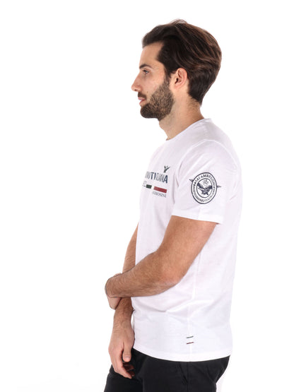 T-SHIRT AERONAUTICA ITALIANA UOMO BIANCO