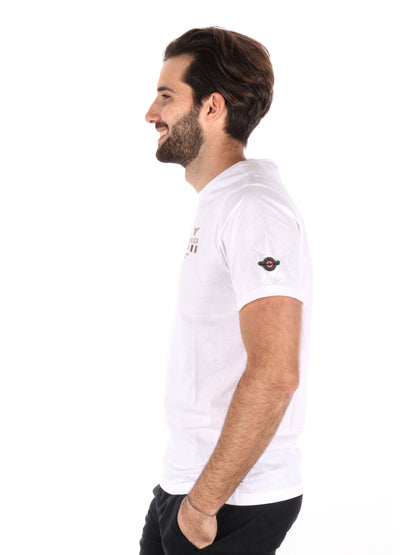 T-SHIRT AERONAUTICA ITALIANA UOMO BIANCO