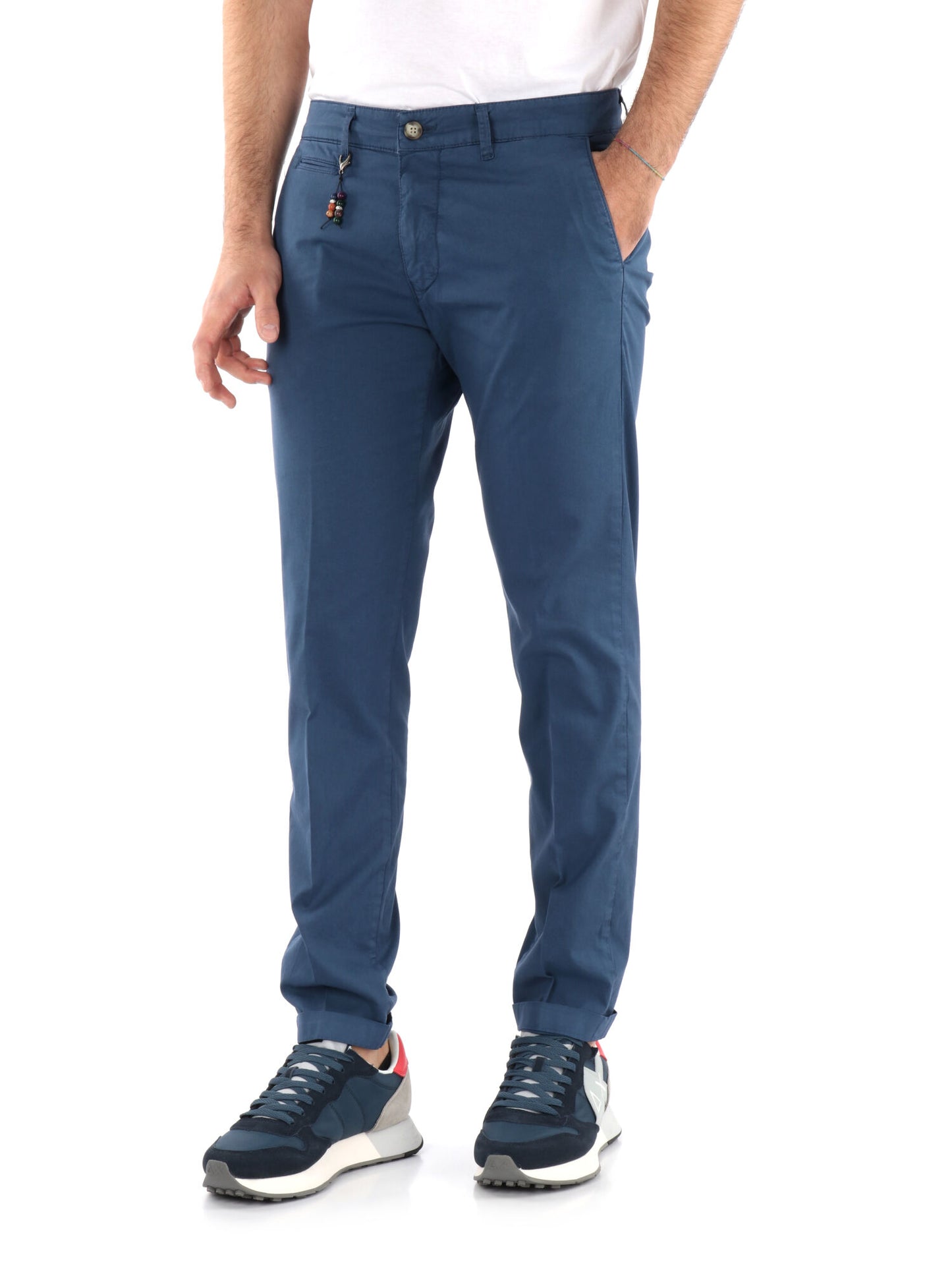 PANTALONE CHINO FB UOMO INDACO