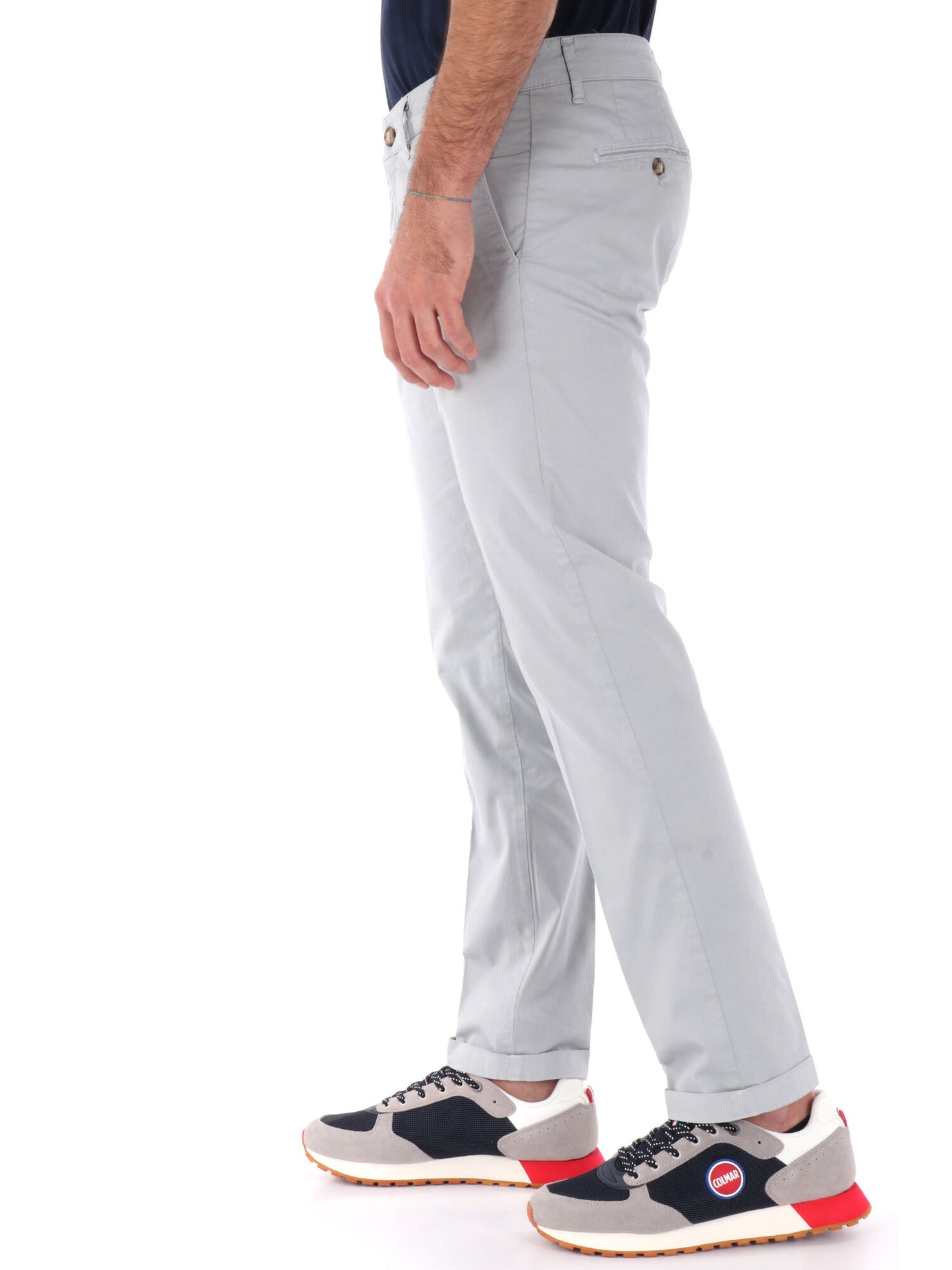 PANTALONE CHINO FB UOMO PERLA
