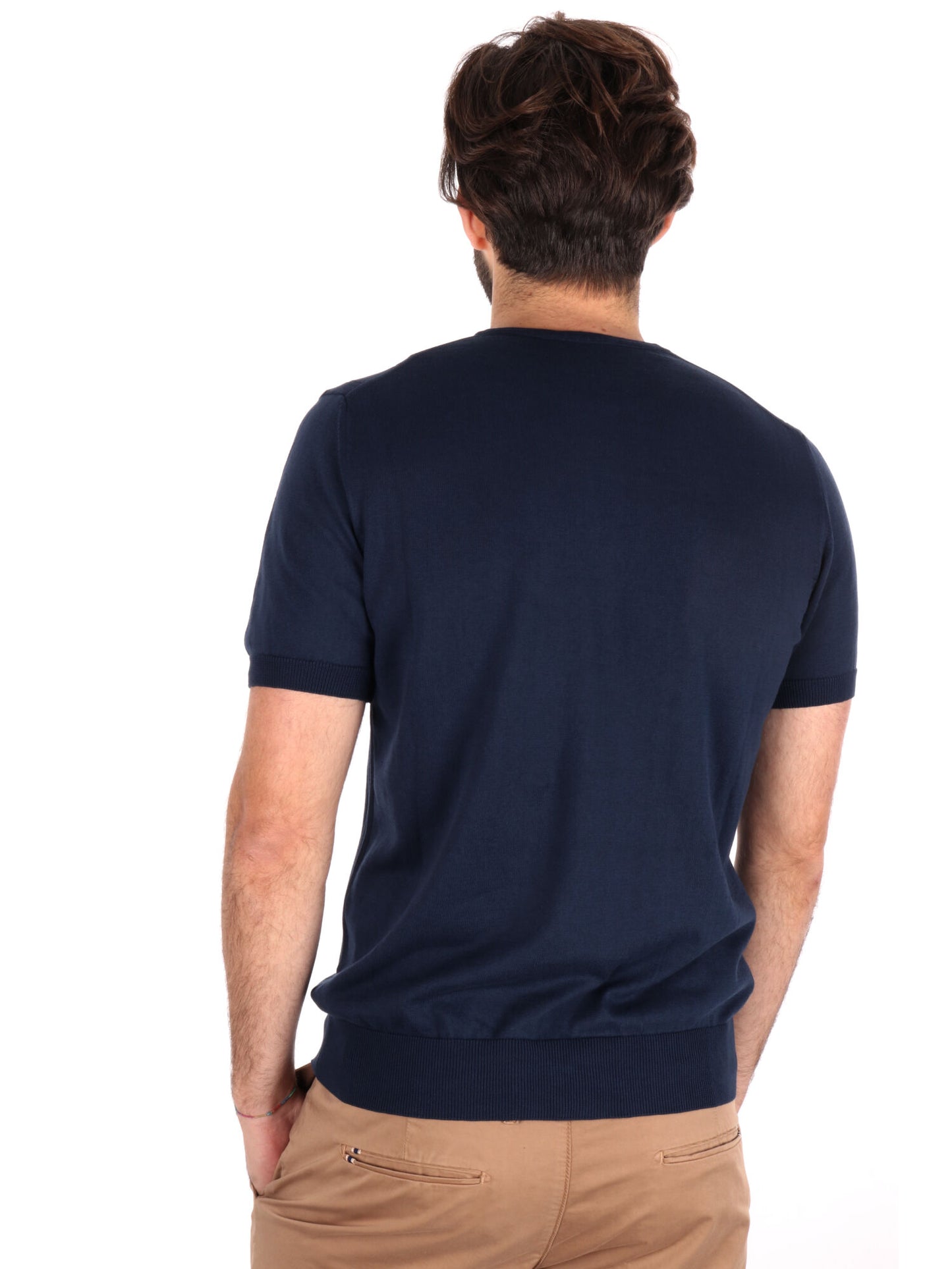 T-SHIRT IN MAGLIA ASTORI FB UOMO BLU