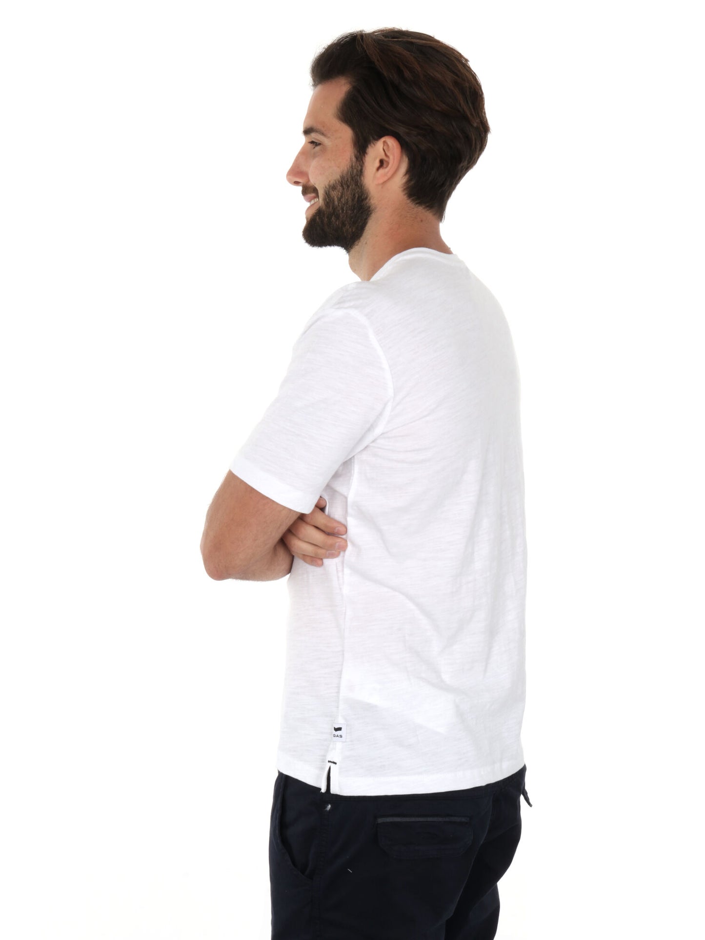 T-SHIRT ARNOUX GAS UOMO BIANCO
