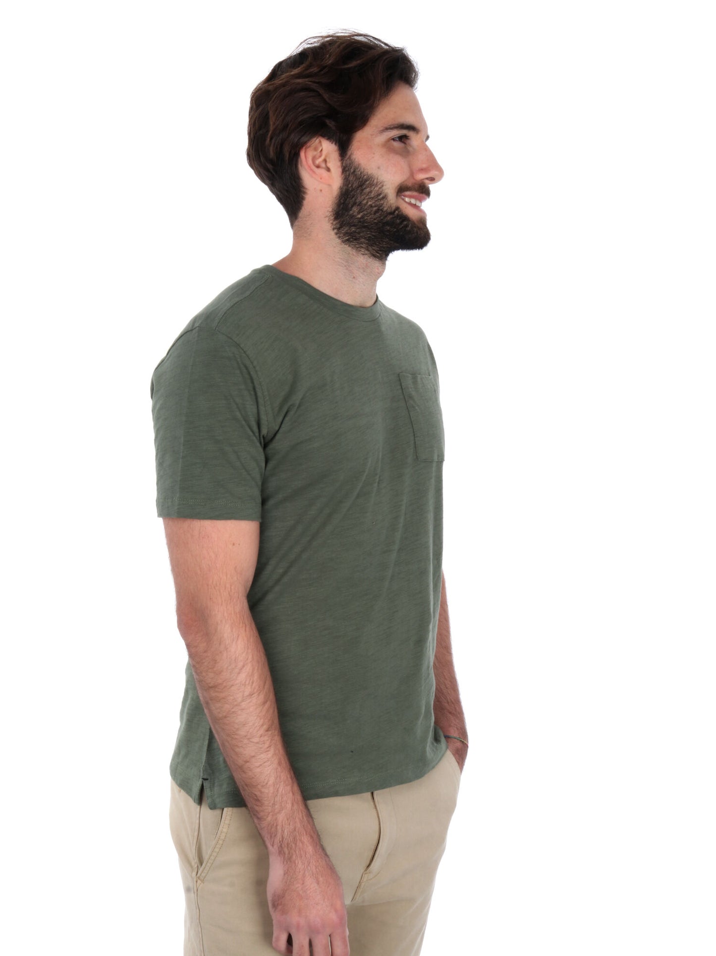 T-SHIRT ARNOUX GAS UOMO VERDE MILITARE