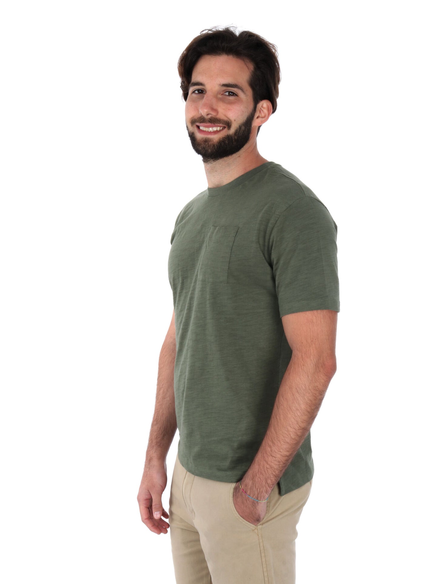 T-SHIRT ARNOUX GAS UOMO VERDE MILITARE