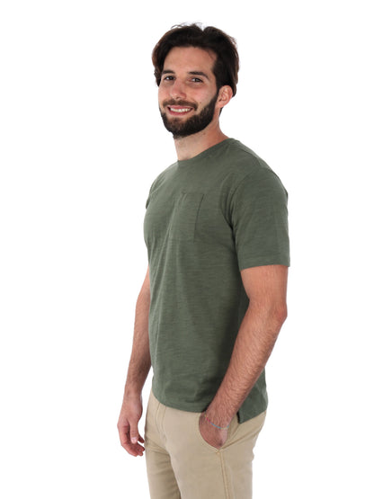 T-SHIRT ARNOUX GAS UOMO VERDE MILITARE
