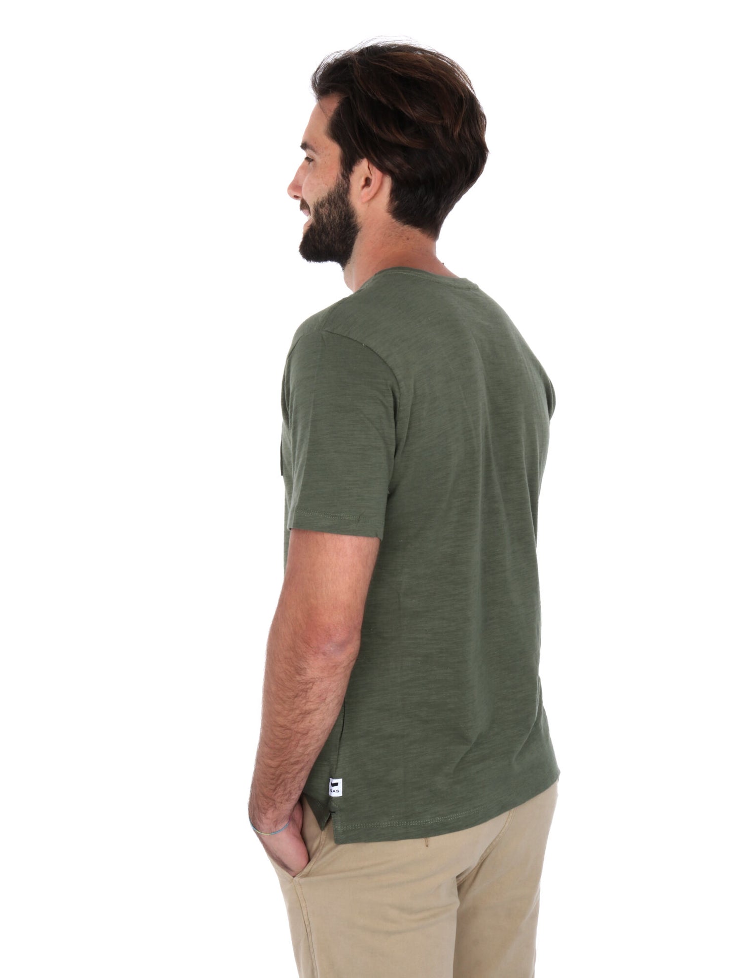 T-SHIRT ARNOUX GAS UOMO VERDE MILITARE