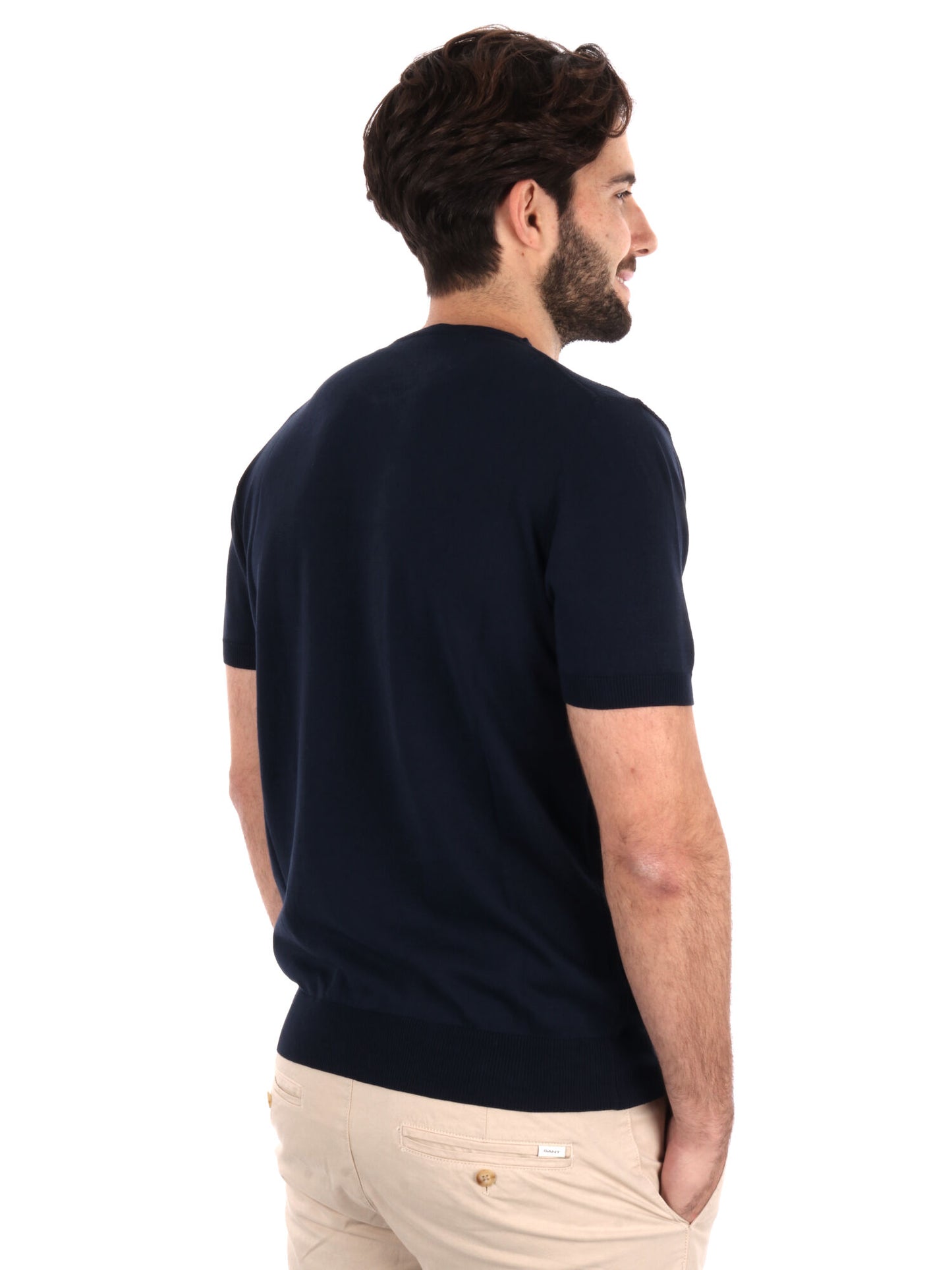 T-SHIRT IN MAGLIA FB UOMO BLU