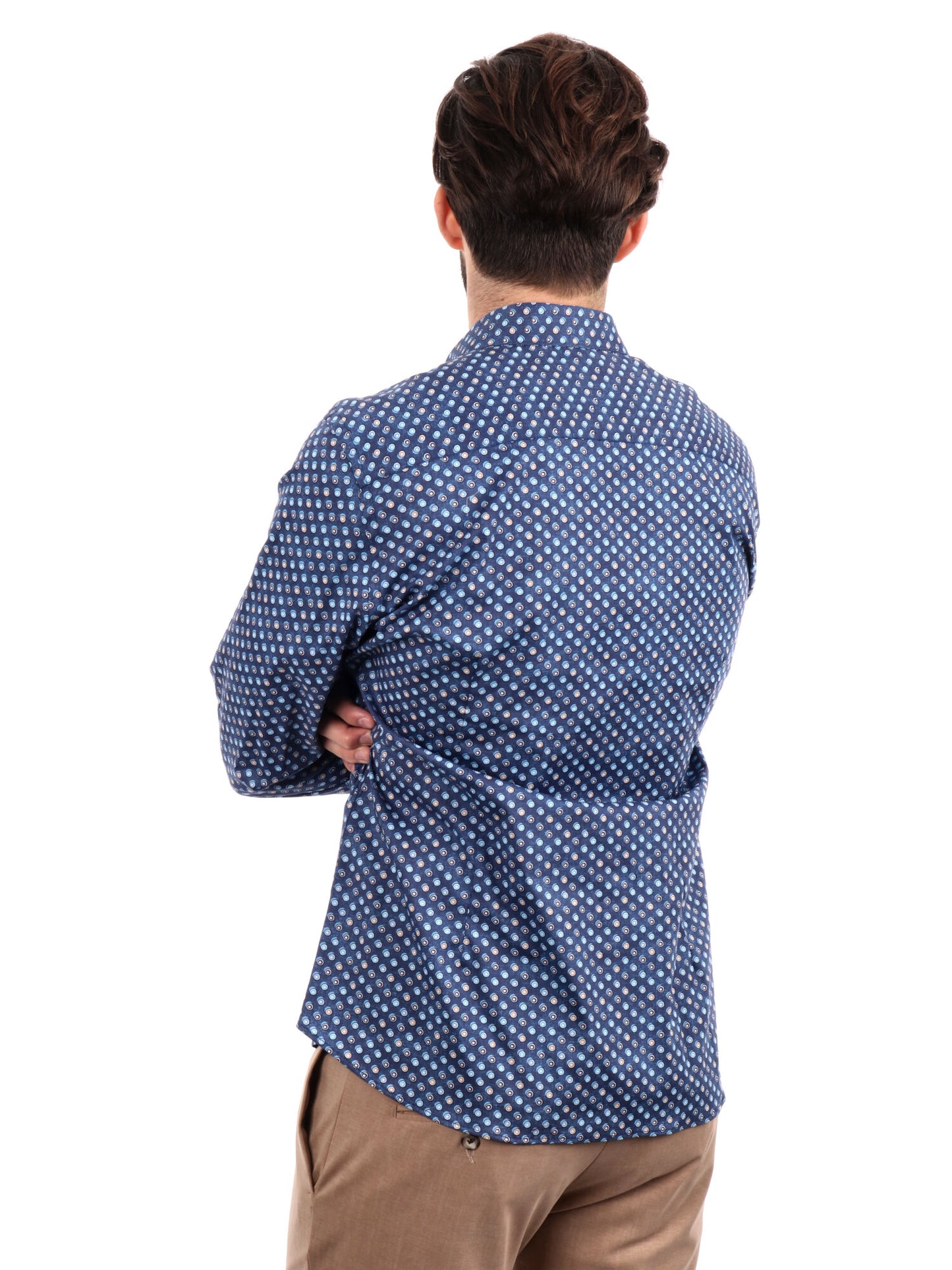 CAMICIA BATTISTA FB UOMO BLU
