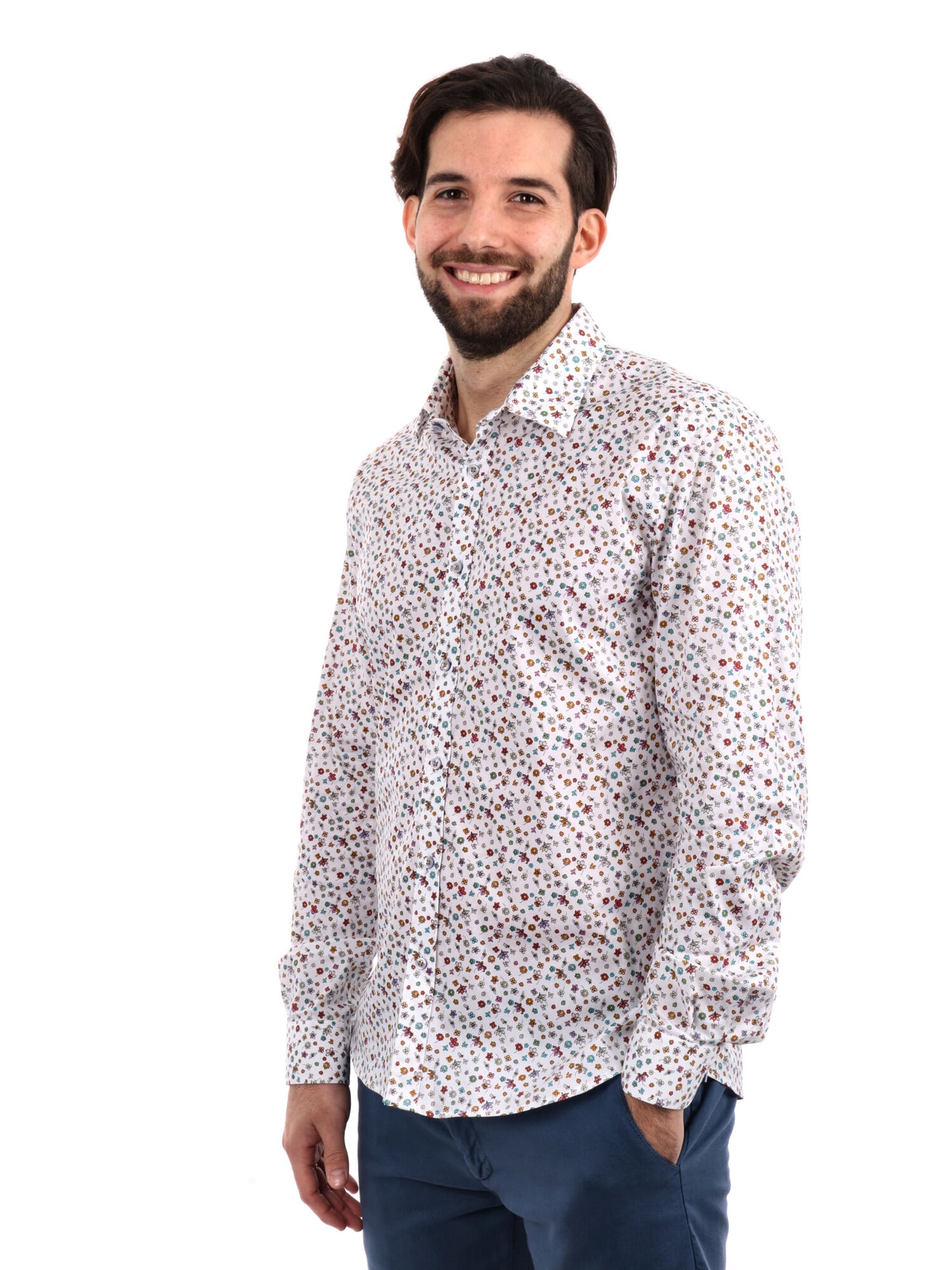 CAMICIA BATTISTA COREA FB UOMO BIANCO