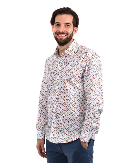 CAMICIA BATTISTA COREA FB UOMO BIANCO