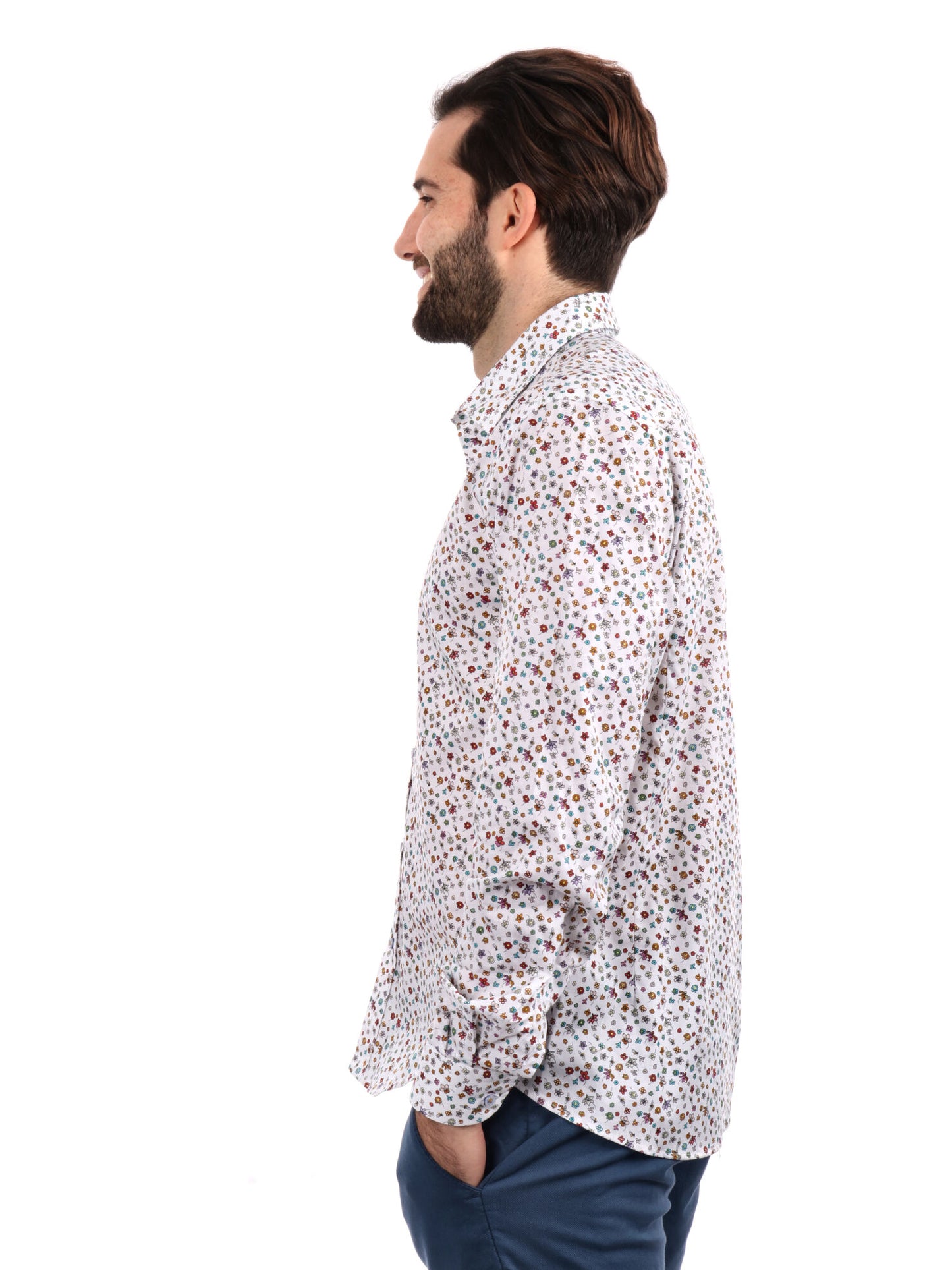 CAMICIA BATTISTA COREA FB UOMO BIANCO