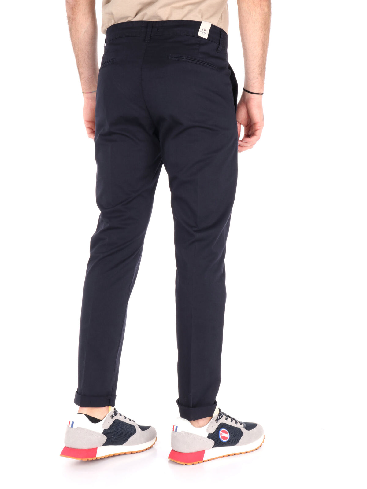 F.b. pantalone da uomo blu
