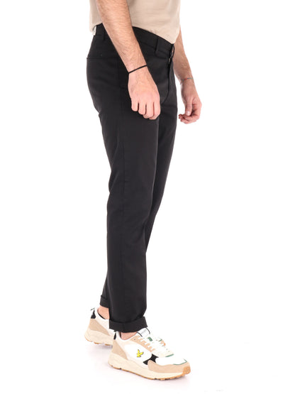 F.b. pantalone da uomo nero