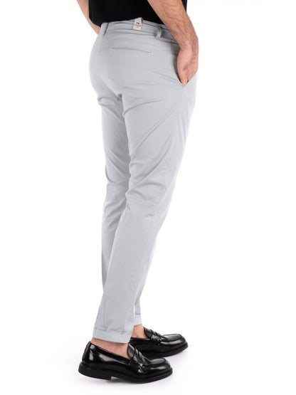 PANTALONE CHINO BONGO FB UOMO PERLA