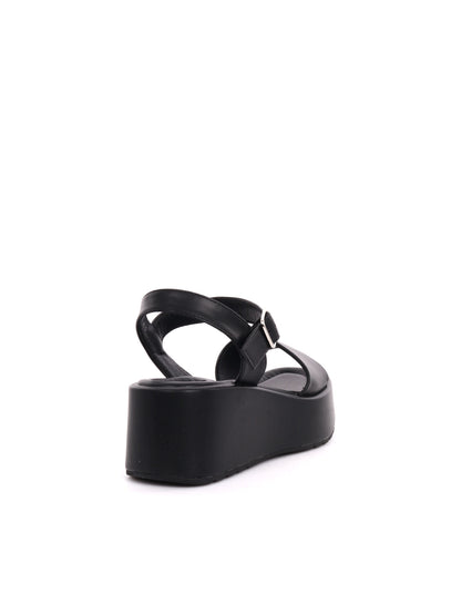 SANDALO CON PLATFORM QUEEN HELENA DA DONNA NERO