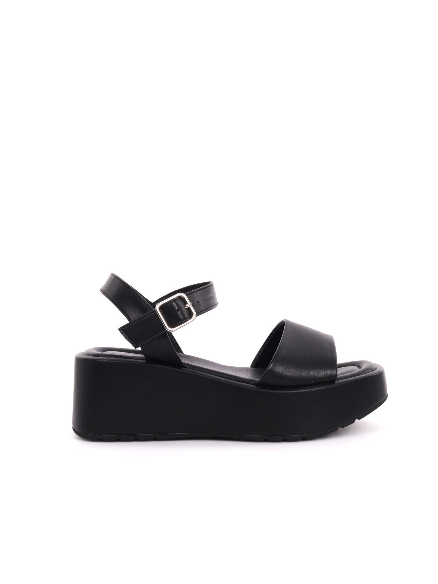 SANDALO CON PLATFORM QUEEN HELENA DA DONNA NERO