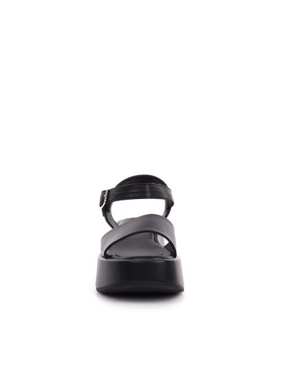 SANDALO CON PLATFORM QUEEN HELENA DA DONNA NERO