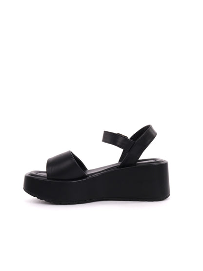 SANDALO CON PLATFORM QUEEN HELENA DA DONNA NERO