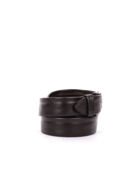 CINTURA IN PELLE FB UNISEX TESTA DI MORO