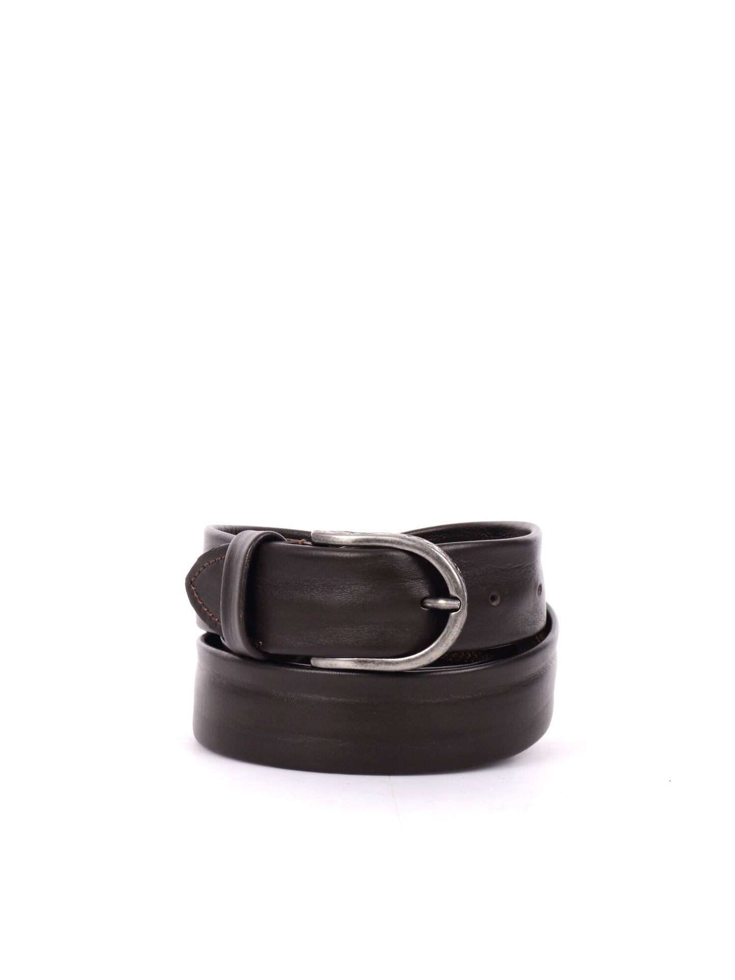 CINTURA IN PELLE FB UNISEX TESTA DI MORO